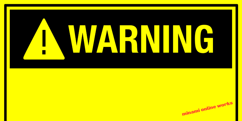 warning